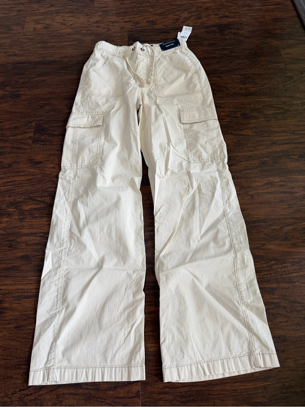 Hollister Women's Tan Adjustable-Rise Baggy Pant Size XS